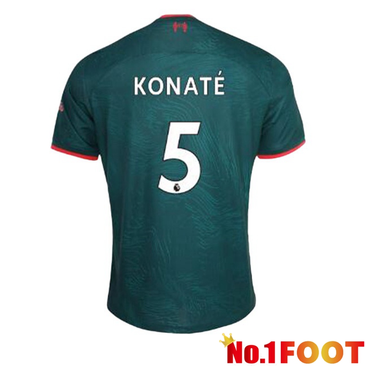 FC Liverpool (KONATE 5) Football Jerseys Third Green 2022-2023