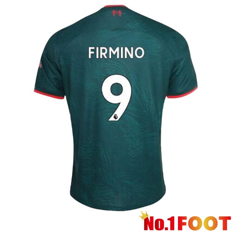 FC Liverpool (FIRMINO 9) Football Jerseys Third Green 2022-2023