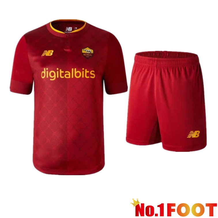 AS Roma Football Jersey Home + Shorts 2022/2023