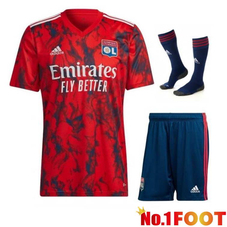 Lyon OL Football Jersey Away (Shorts + sock) 2022/2023