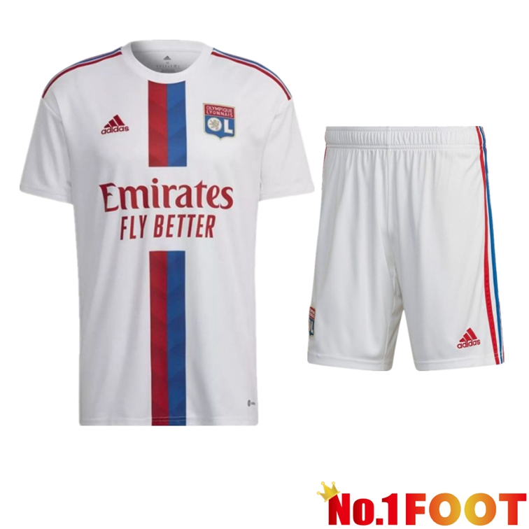 Lyon OL Football Jersey Home + Shorts 2022/2023