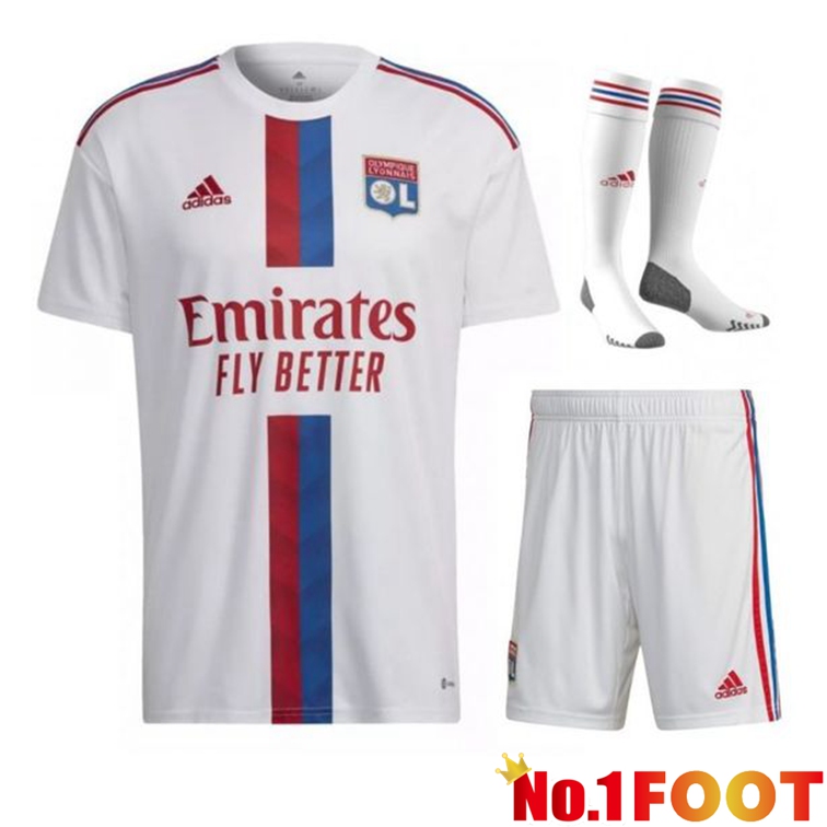 Lyon OL Football Jersey Home (Shorts + sock) 2022/2023