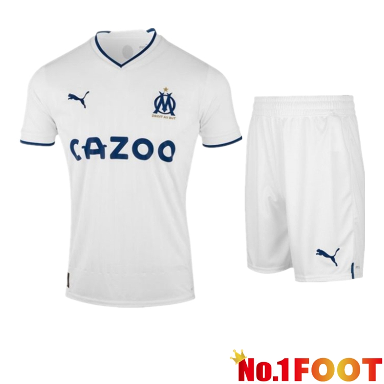 Marseille OM Football Jersey Home + Shorts 2022/2023