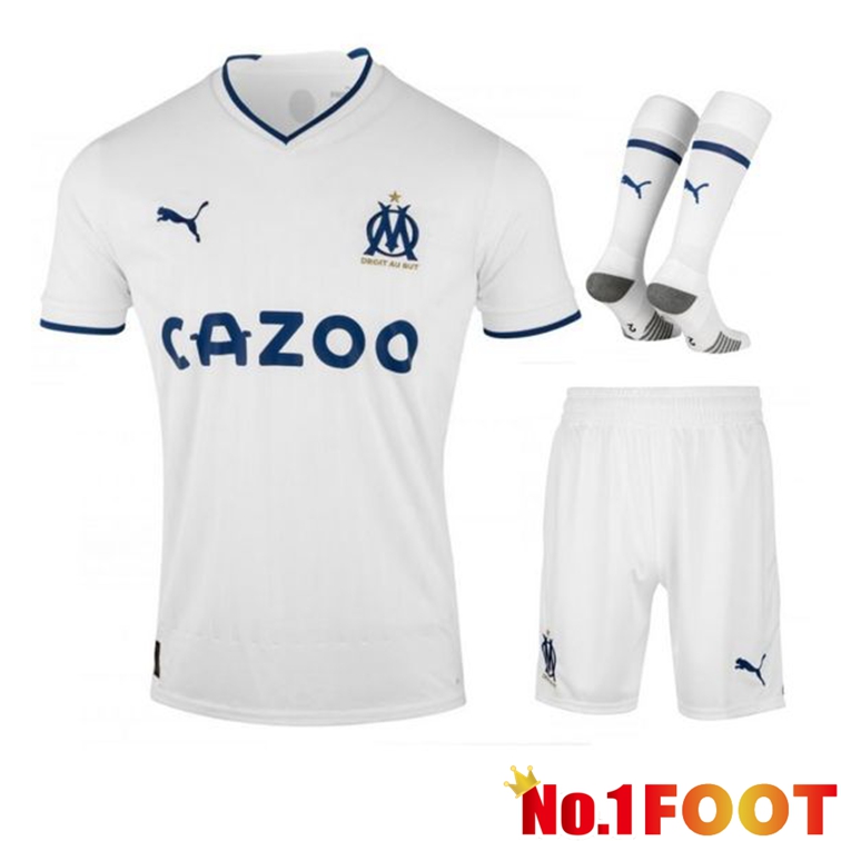 Marseille OM Football Jersey Home (Shorts + sock) 2022/2023