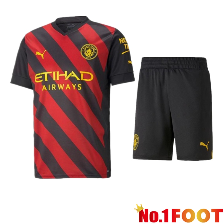 Manchester City Football Jersey Away + Shorts 2022/2023