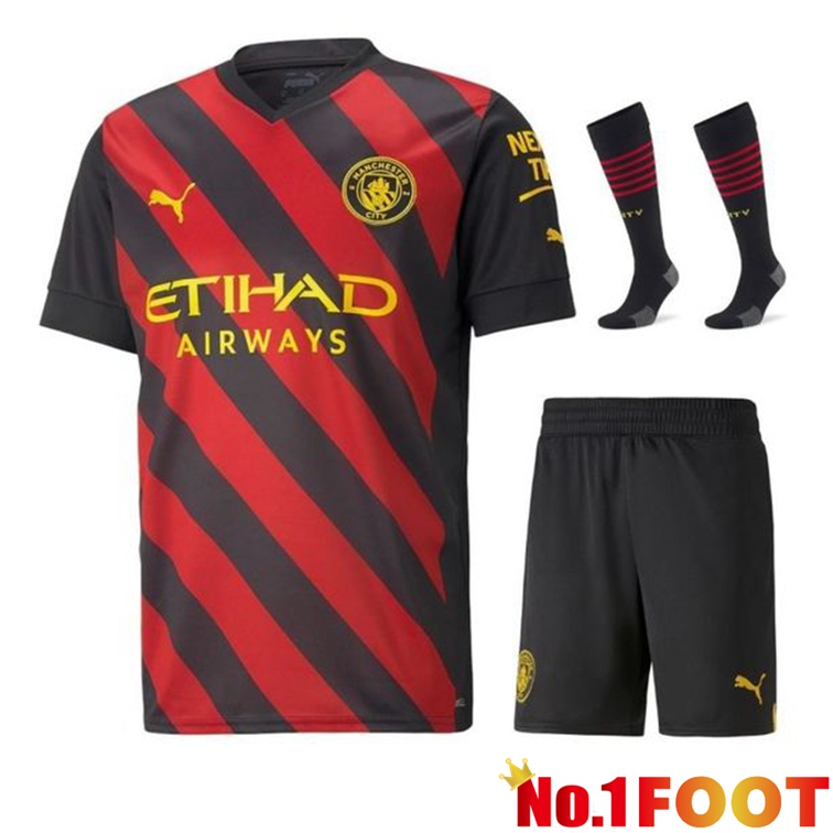 Manchester City Football Jersey Away (Shorts + sock) 2022/2023