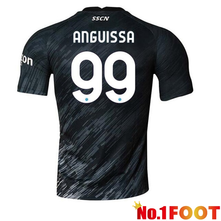 SSC Napoli (Anguissa 99) Football Jerseys Third Black 2022-2023