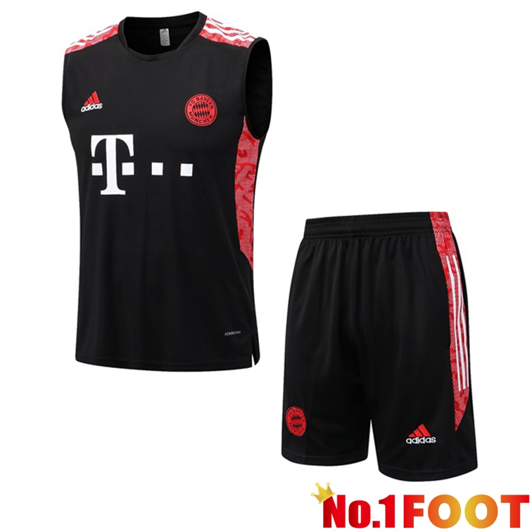 Bayern Munich Soccer Vest + Shorts Black 2022-2023