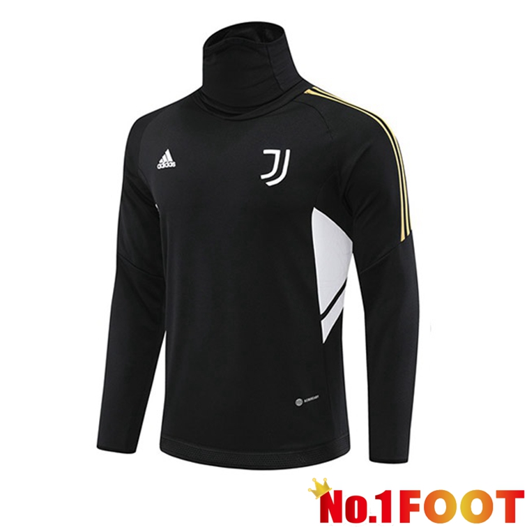 Juventus Training Sweatshirt High Collar Black 2022-2023