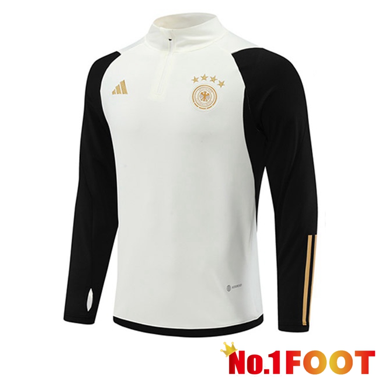 Germany Training Sweatshirt White Black 2022-2023