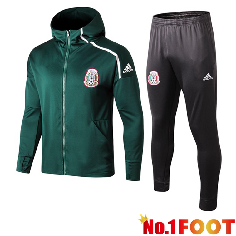 Mexico Training Tracksuit Hoodie Green 2022-2023