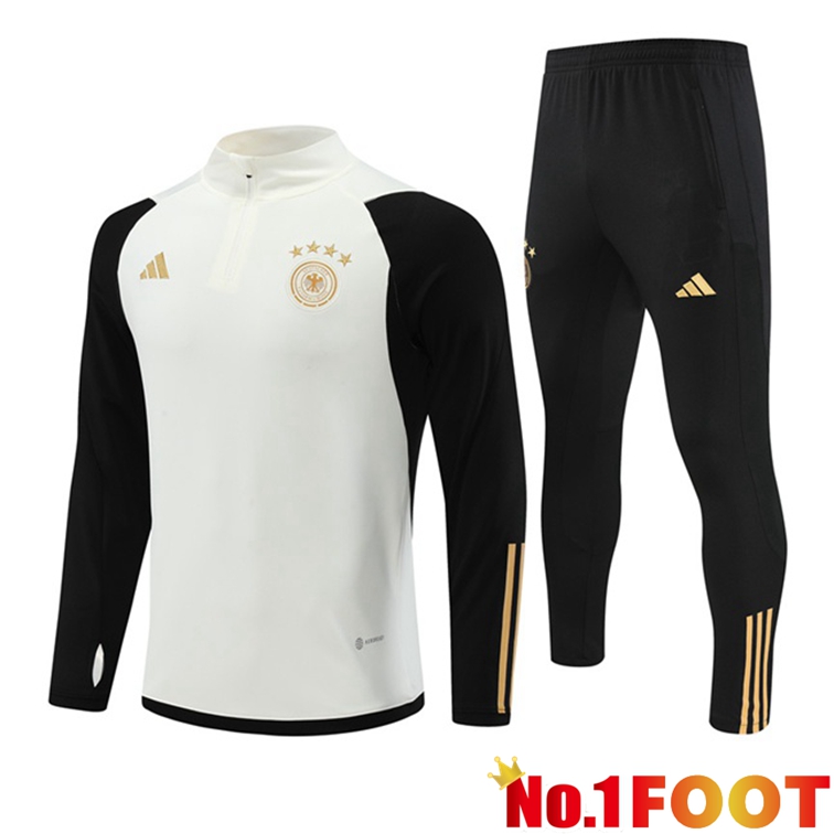 Germany Training Tracksuit White Black 2022-2023