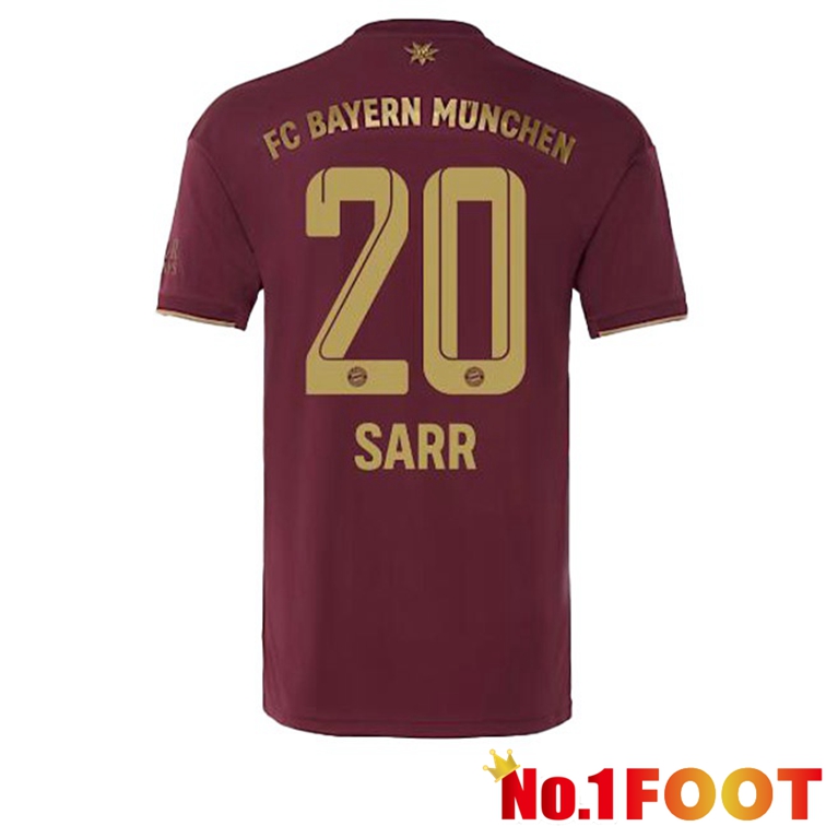 Bayern Munich (Sarr 20) Soccer Jerseys Special Edition Red 2022-2023