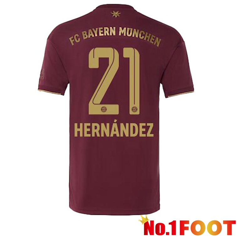 Bayern Munich (Hernández 21) Soccer Jerseys Special Edition Red 2022-2023