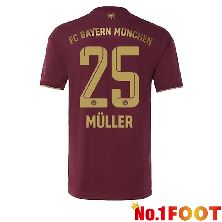 Bayern Munich (Müller 25) Soccer Jerseys Special Edition Red 2022-2023