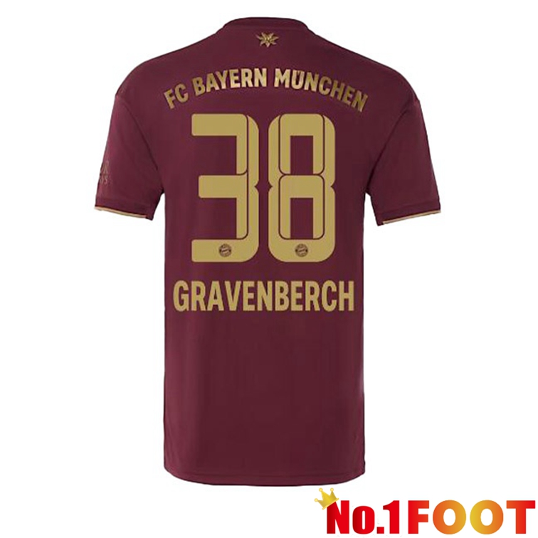 Bayern Munich (Gravenberch 38) Soccer Jerseys Special Edition Red 2022-2023