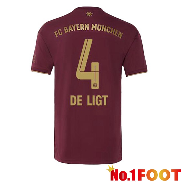 Bayern Munich (De Ligt 4) Soccer Jerseys Special Edition Red 2022-2023