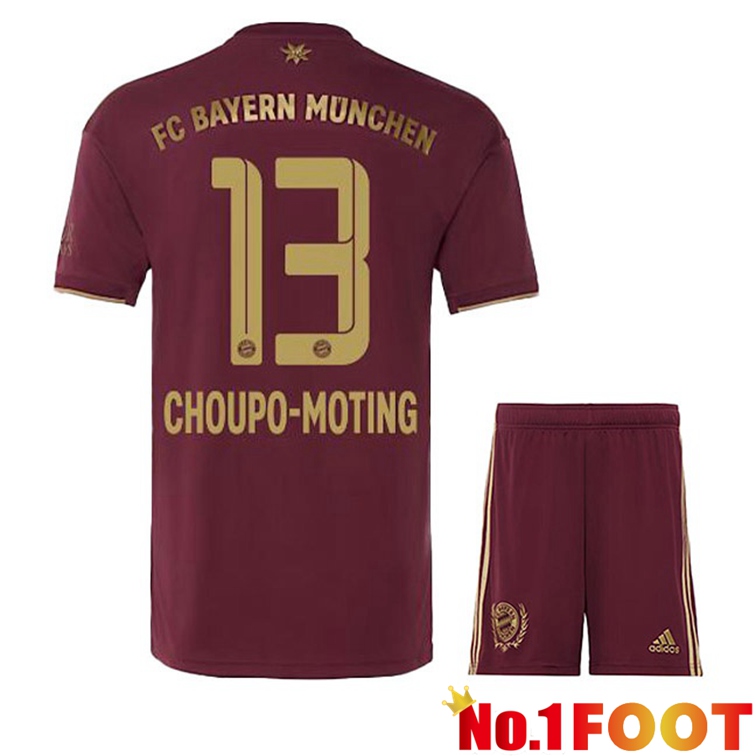 Bayern Munich (Choupo-Moting 13) Kids Soccer Jerseys Special Edition Red 2022-2023