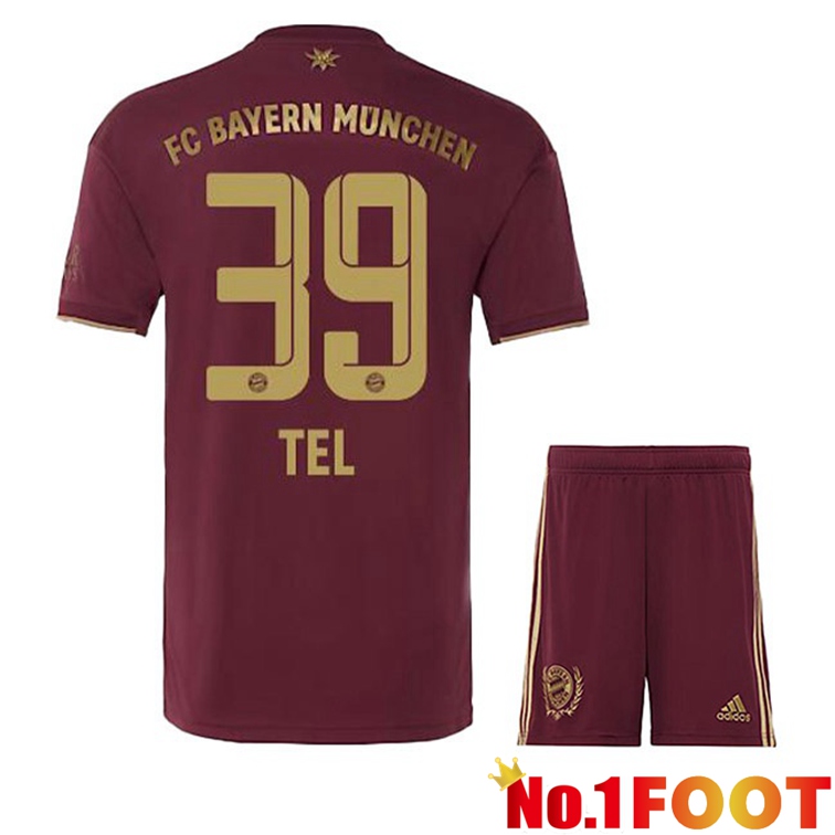 Bayern Munich (Tel 39) Kids Soccer Jerseys Special Edition Red 2022-2023