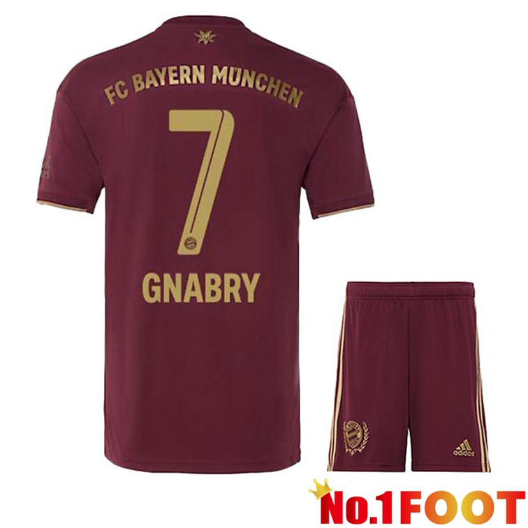 Bayern Munich (Gnabry 7) Kids Soccer Jerseys Special Edition Red 2022-2023