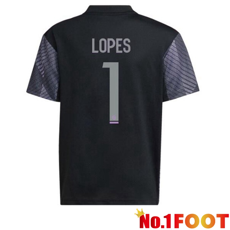 Olympique Lyonnais (LOPES 1) Soccer Jerseys Third Black 2022-2023