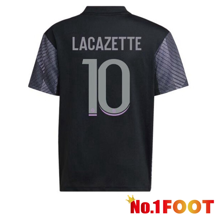 Olympique Lyonnais (LACAZETTE 10) Soccer Jerseys Third Black 2022-2023