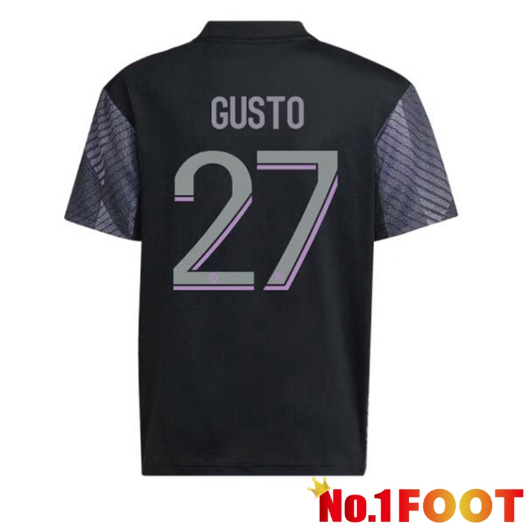 Olympique Lyonnais (GUSTO 27) Soccer Jerseys Third Black 2022-2023