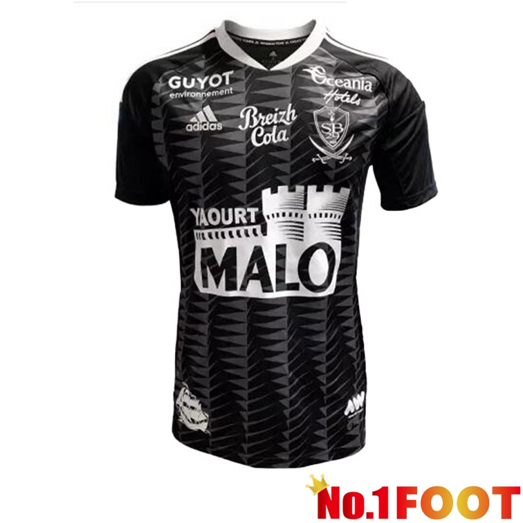 StaDe Brestois Soccer Jerseys Third Black 2022-2023