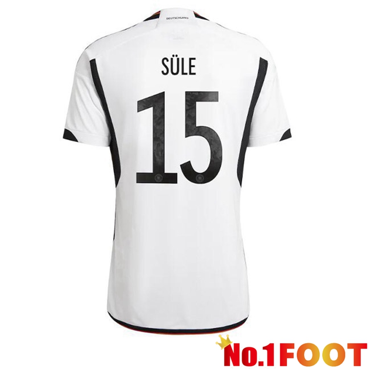 Germany (SULE 15) Soccer Jerseys Home Black White 2022-2023