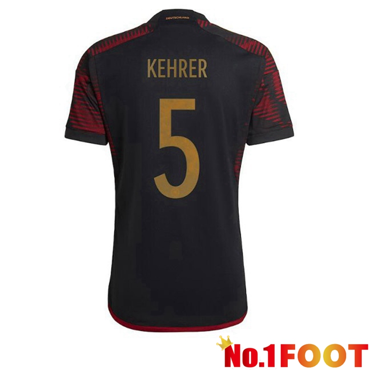 Germany (KEHRER 5) Soccer Jerseys Away Black 2022-2023