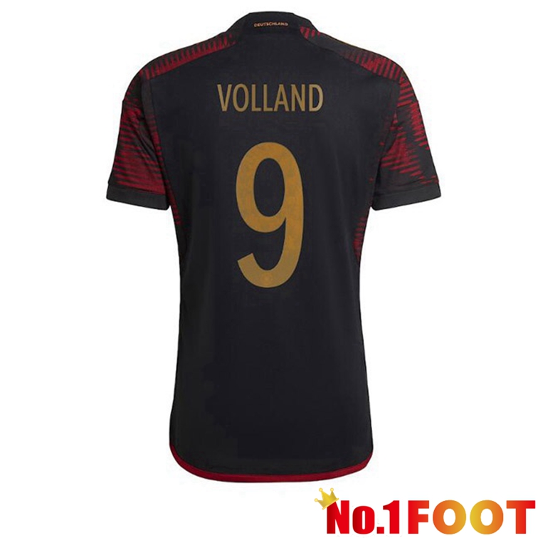 Germany (VOLLAND 9) Soccer Jerseys Away Black 2022-2023