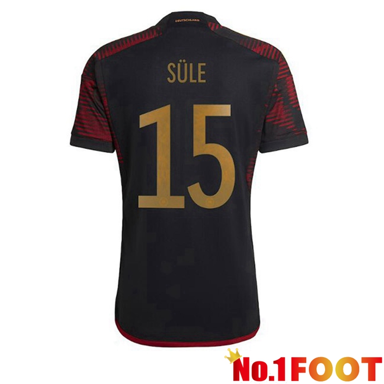 Germany (SULE 15) Soccer Jerseys Away Black 2022-2023