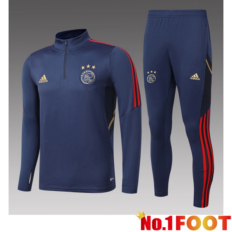 AFC Ajax Kids Training Tracksuit Blue Royal 2022-2023