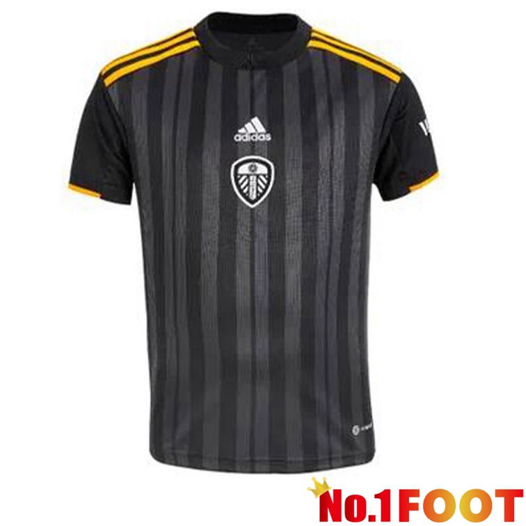 Leeds United Soccer Jerseys Third Black 2022-2023