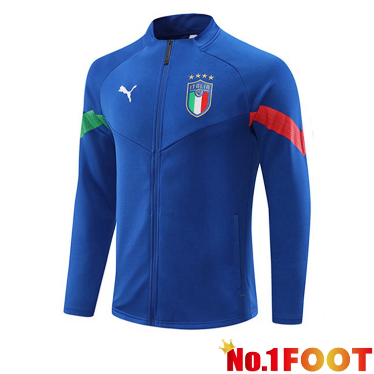 Italy Training Jacket Blue 2022-2023