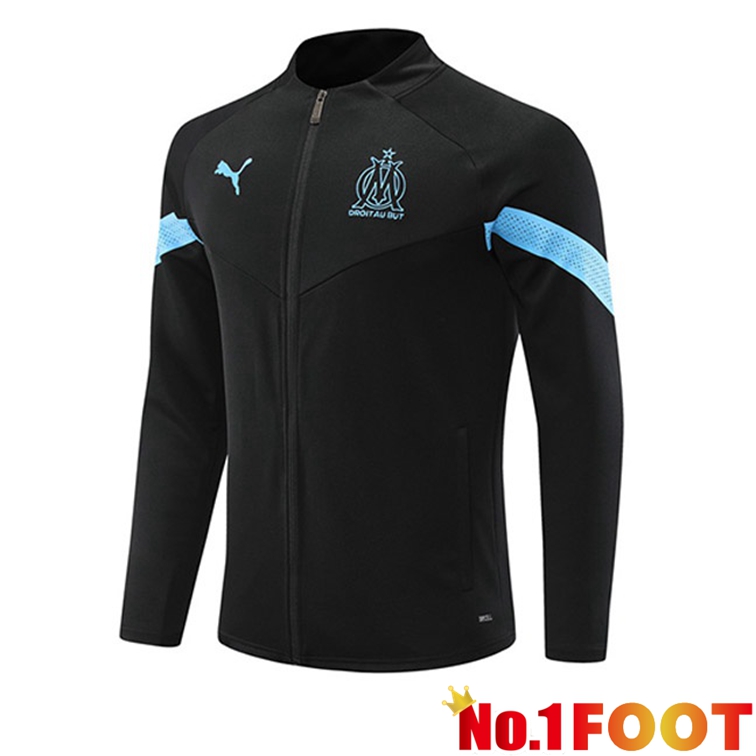 Olympique De Marseille Training Jacket Black 2022-2023