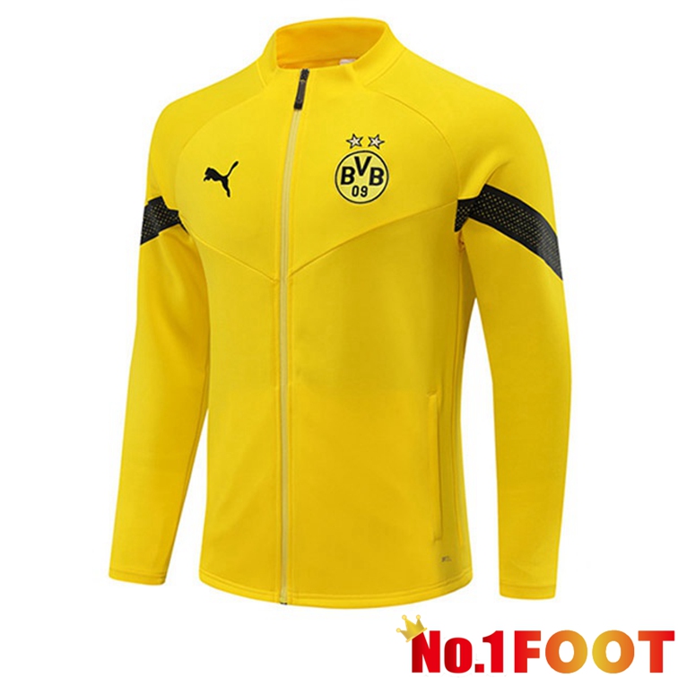 Dortmund BVB Training Jacket Yellow 2022-2023