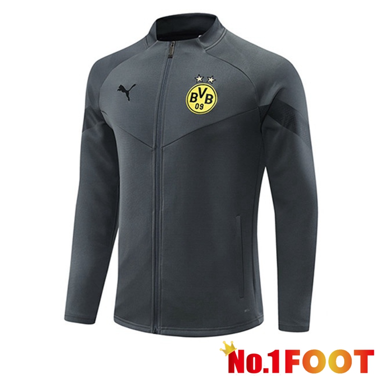 Dortmund BVB Training Jacket Gray 2022-2023