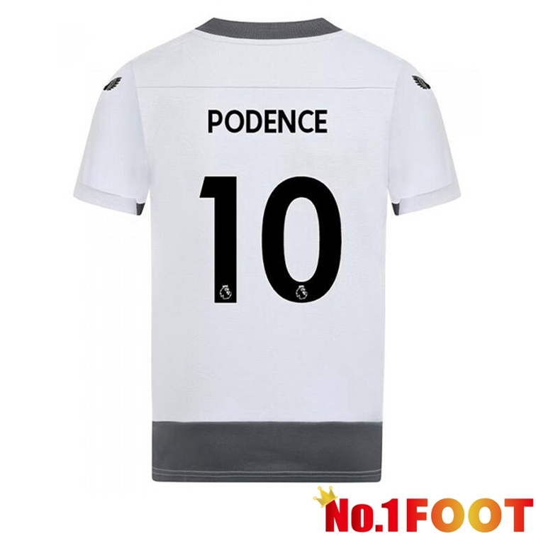 Wolves (PODENCE 10) Soccer Jerseys Third White Gray 2022-2023