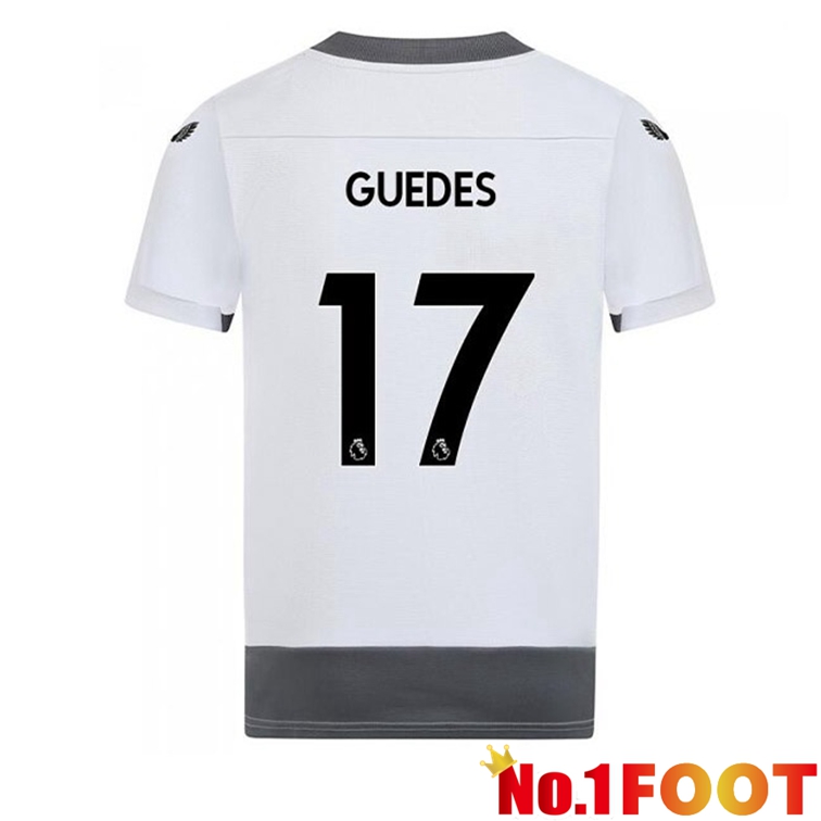 Wolves (FABIO SILVA 17) Soccer Jerseys Third White Gray 2022-2023