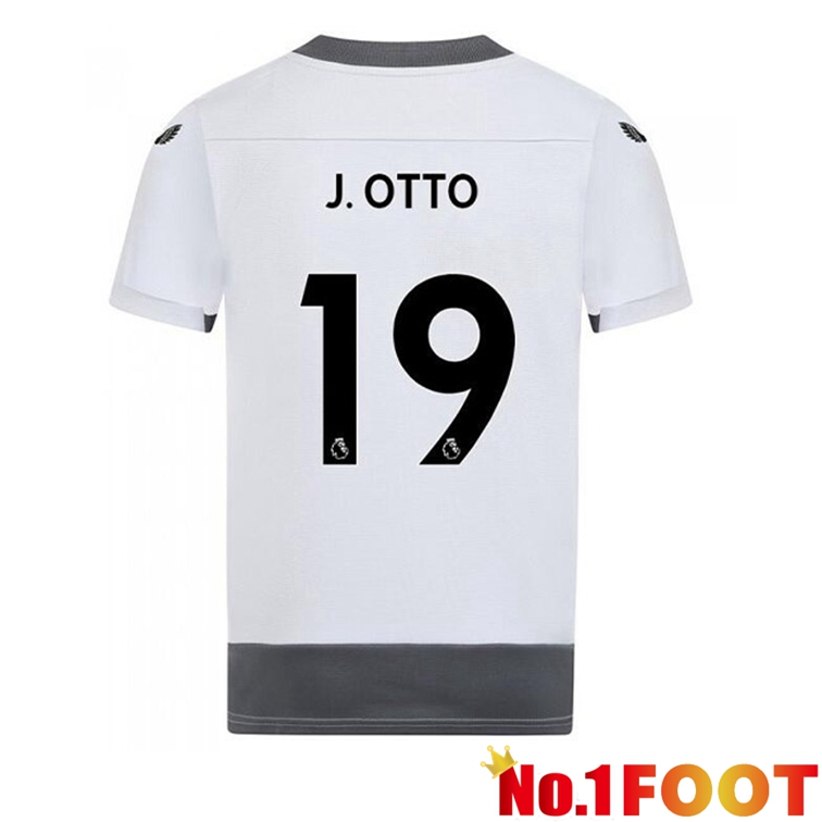 Wolves (J. OTTO 19) Soccer Jerseys Third White Gray 2022-2023