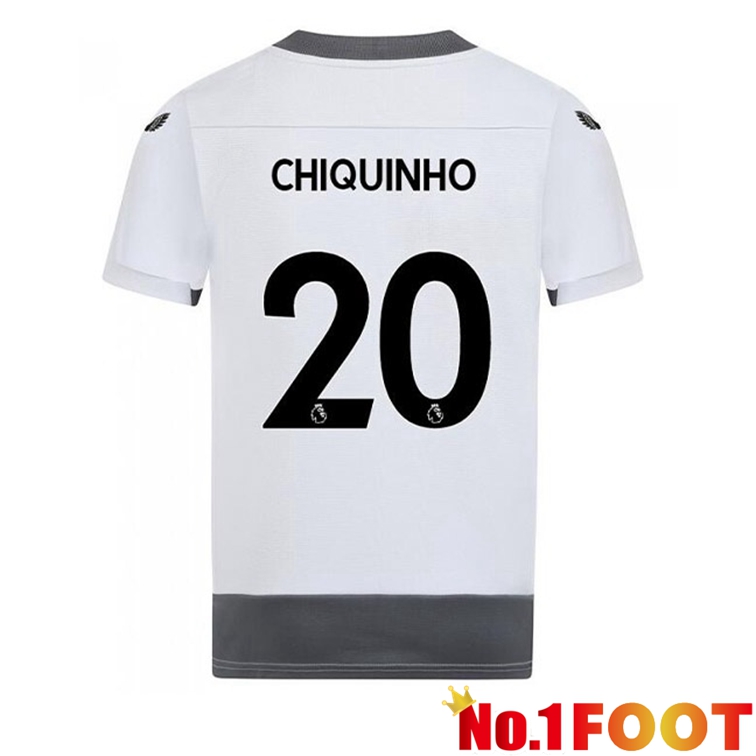 Wolves (CHIQUINHO 20) Soccer Jerseys Third White Gray 2022-2023