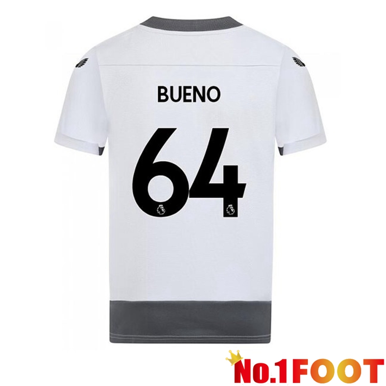 Wolves (BUENO 64) Soccer Jerseys Third White Gray 2022-2023