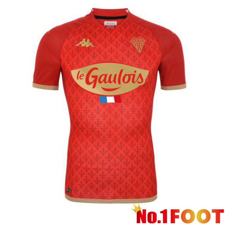 Angers SCO Soccer Jerseys Third Red 2022-2023