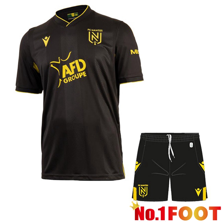 FC Nantes Kids Soccer Jerseys Third Black 2022-2023