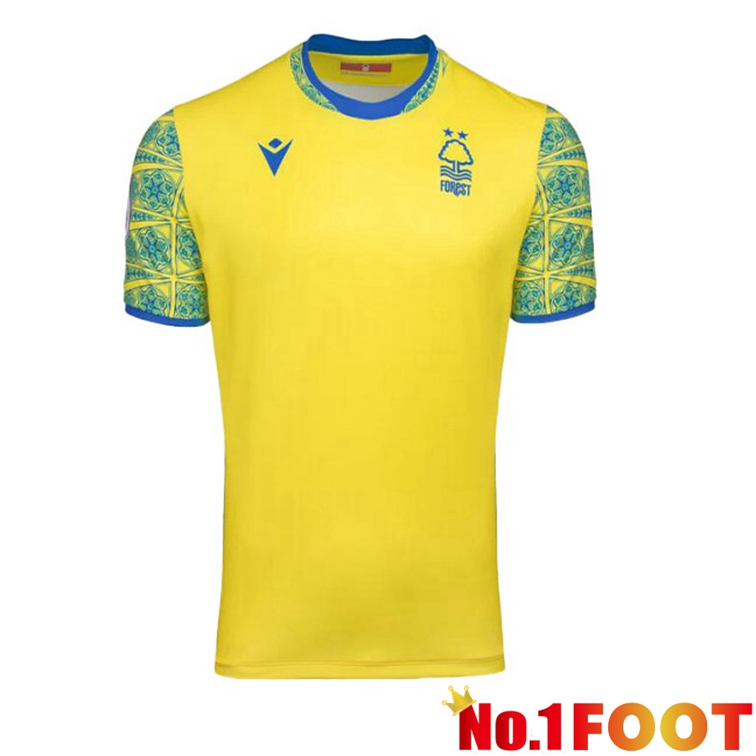 Nottingham Forest Soccer Jerseys Away Yellow 2022-2023