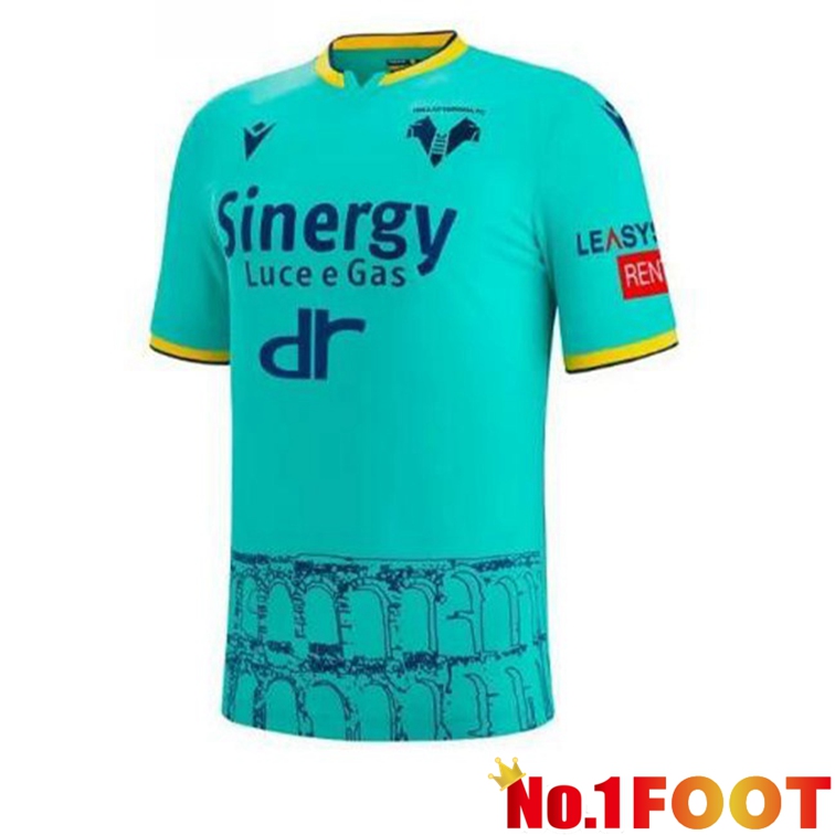 Hellas Verona Soccer Jerseys Third Green 2022-2023 - Click Image to Close