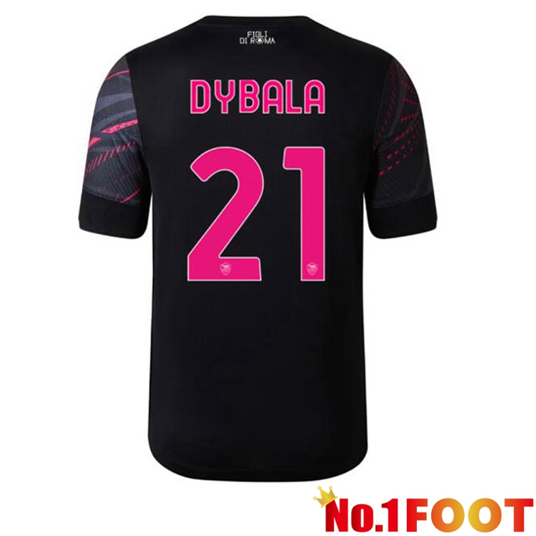 AS Roma (DYBALA 21) Soccer Jerseys Third Black 2022-2023