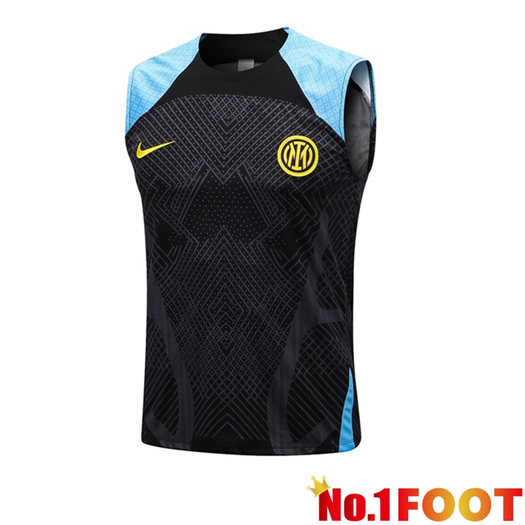 Inter Milan Soccer Vest Black 2022-2023