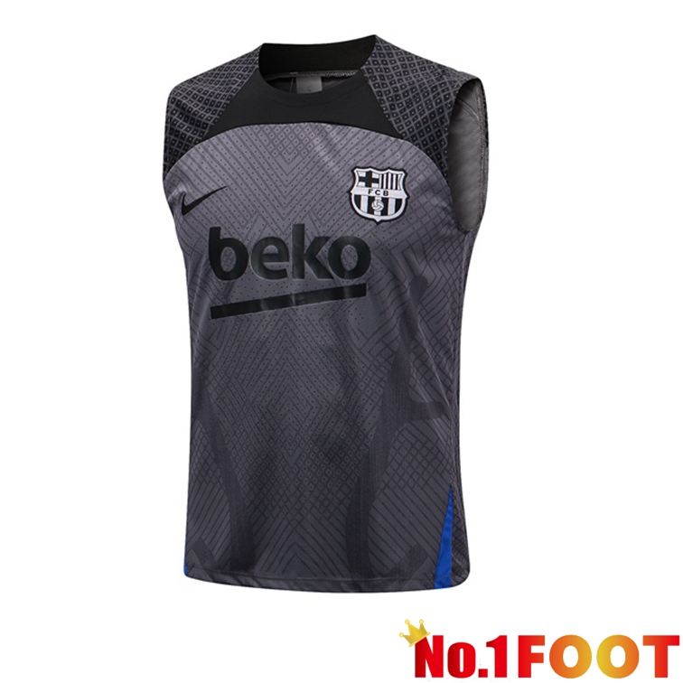 FC Barcelona Soccer Vest Gray 2022-2023